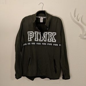 PINK 3/4 Zip sweatshirt